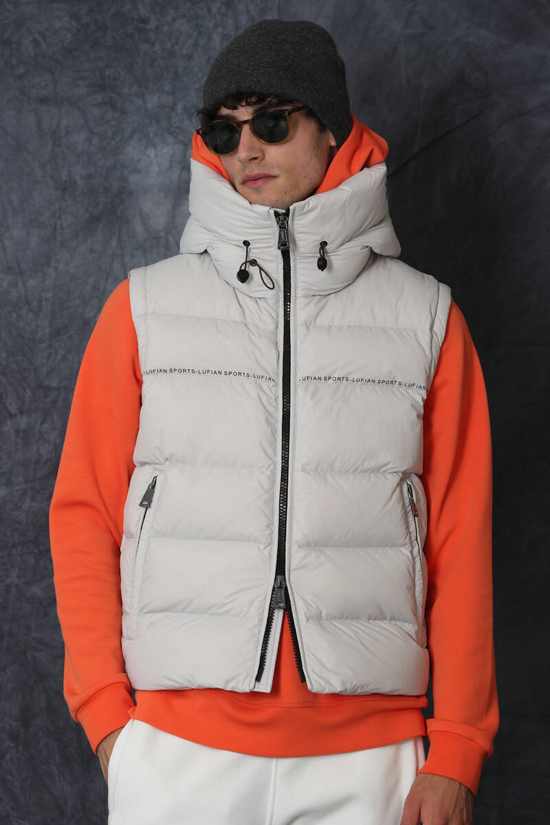 Мужской жилет Josef Goose Feather Stone - 5