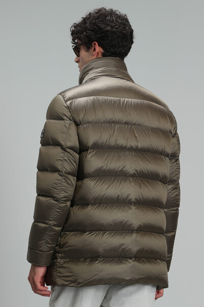 Мужское пальто с гусиным пером Rild - Thumbnail