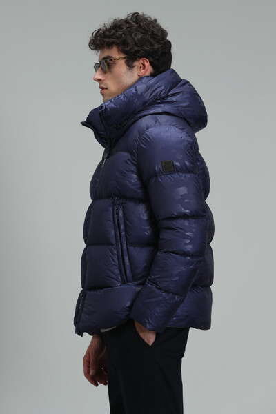Мужское пальто с гусиным пером Tommy - Thumbnail