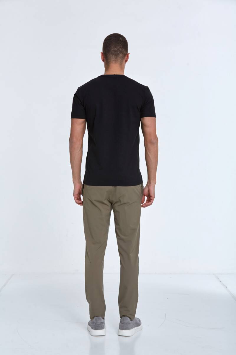 Nadan Printed Men's T-Shirt Black - 5
