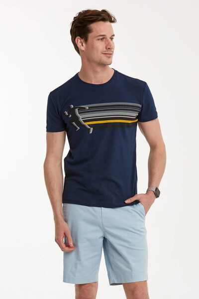 Nade Men's T-Shirt Navy Blue - 3