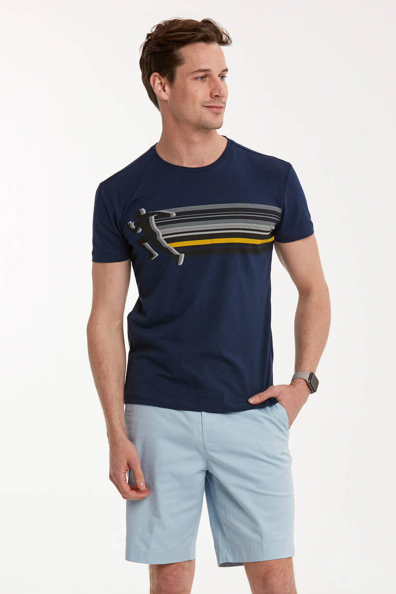 Nade Men's T-Shirt Navy Blue - 3