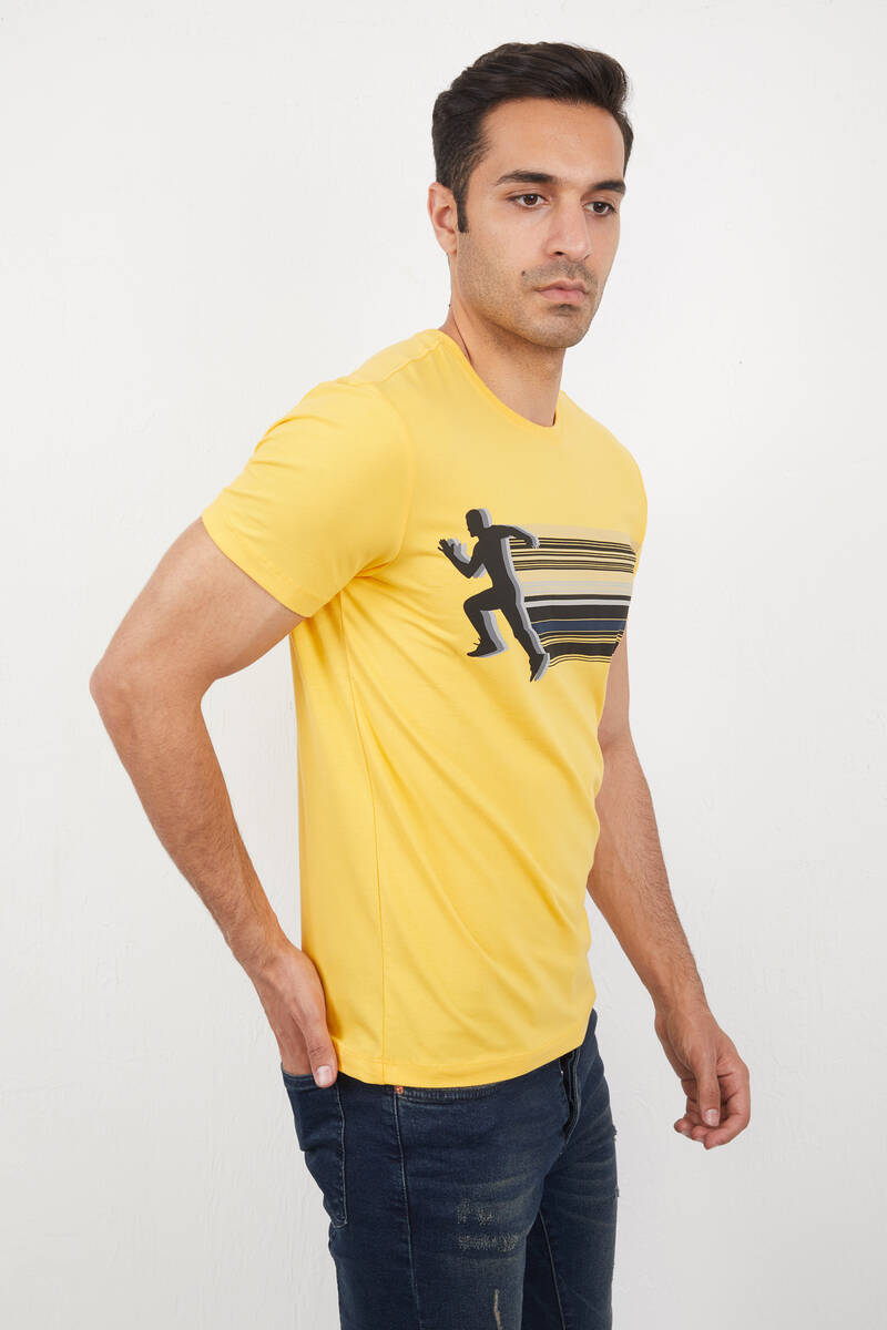 Nade Men's T-Shirt Yellow - 2