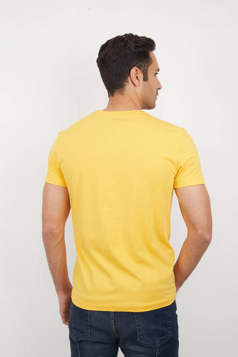 Nade Men's T-Shirt Yellow - 4