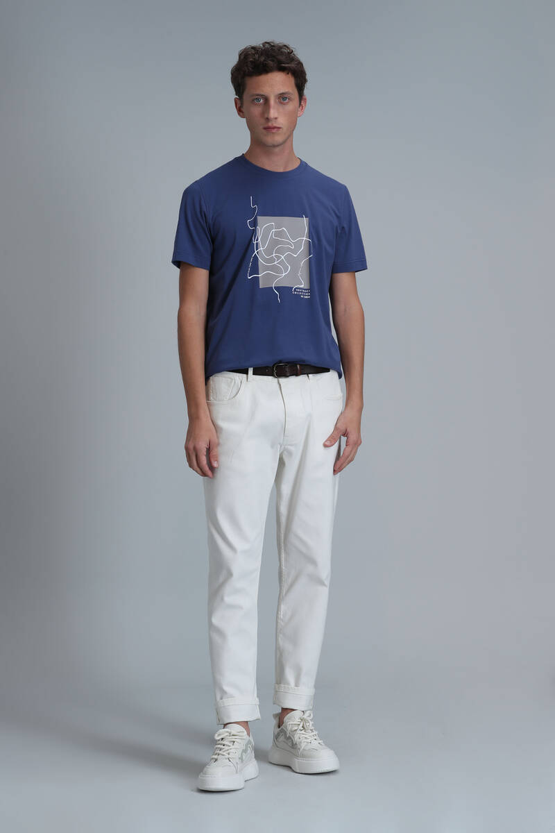 Nally Modern Graphic T-Shirt Dark Saks - 2