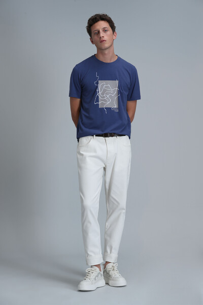 Nally Modern Graphic T-Shirt Dark Saks - 3