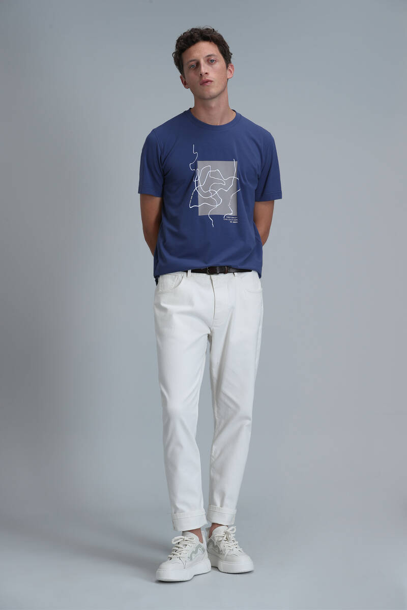 Nally Modern Graphic T-Shirt Dark Saks - 3