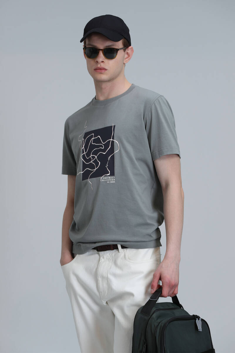 Nally Modern Graphic T-Shirt Green - 5