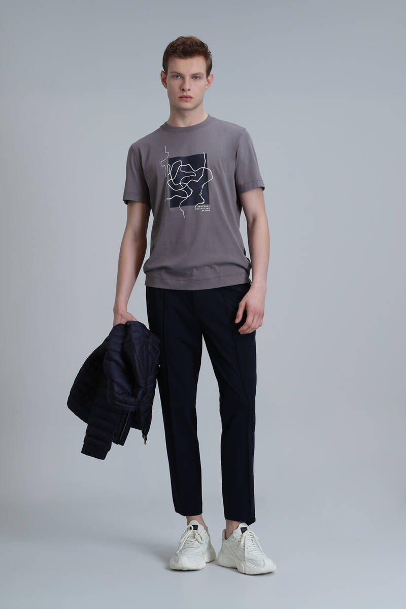 Nally Modern Graphic T-Shirt Mink - 2