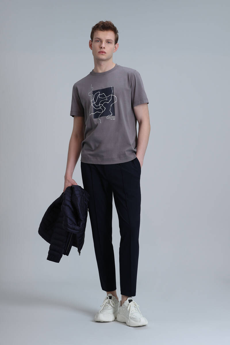 Nally Modern Graphic T-Shirt Mink - 4
