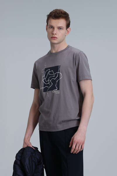 Nally Modern Graphic T-Shirt Mink - 5
