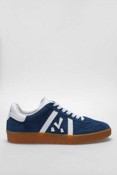 Nelson Men's Sneakers Navy Blue - LUFIAN