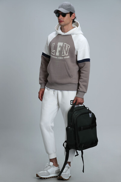 Never Men's Sweatshirt Beige - 4