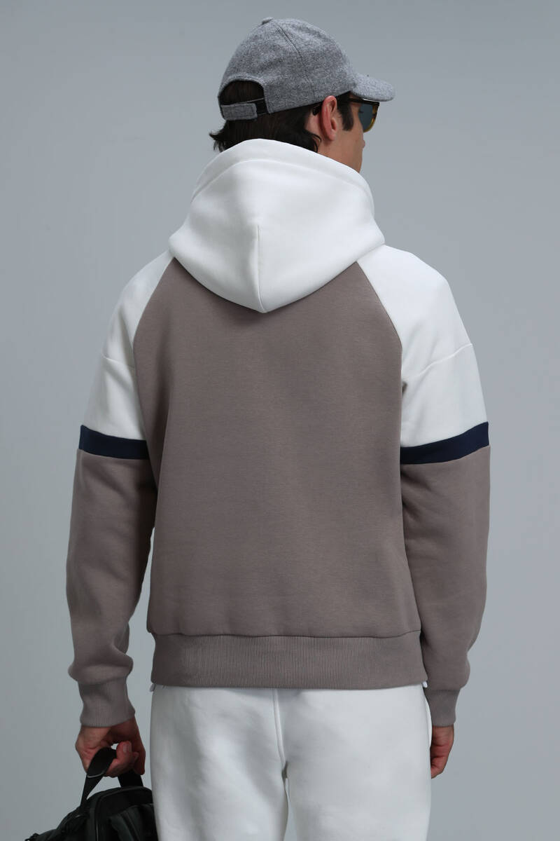 Never Men's Sweatshirt Beige - 6