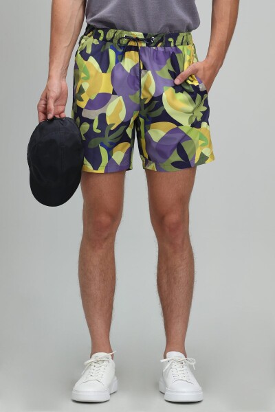 Nice Erkek Deniz Şortu Mor - LUFIAN (1)