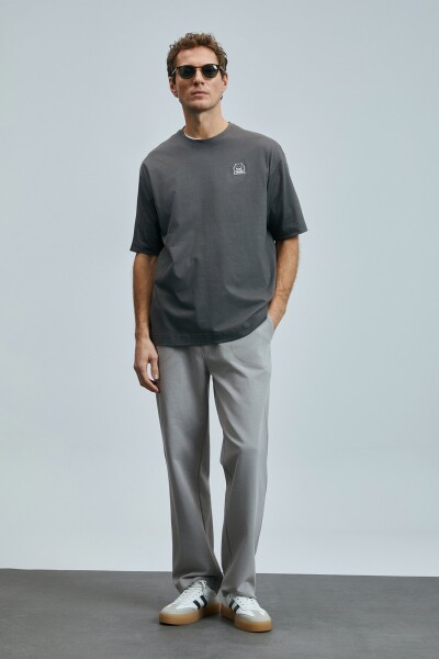 Nımbus Modern Grafik T- Shirt Kahverengi - LUFIAN (1)