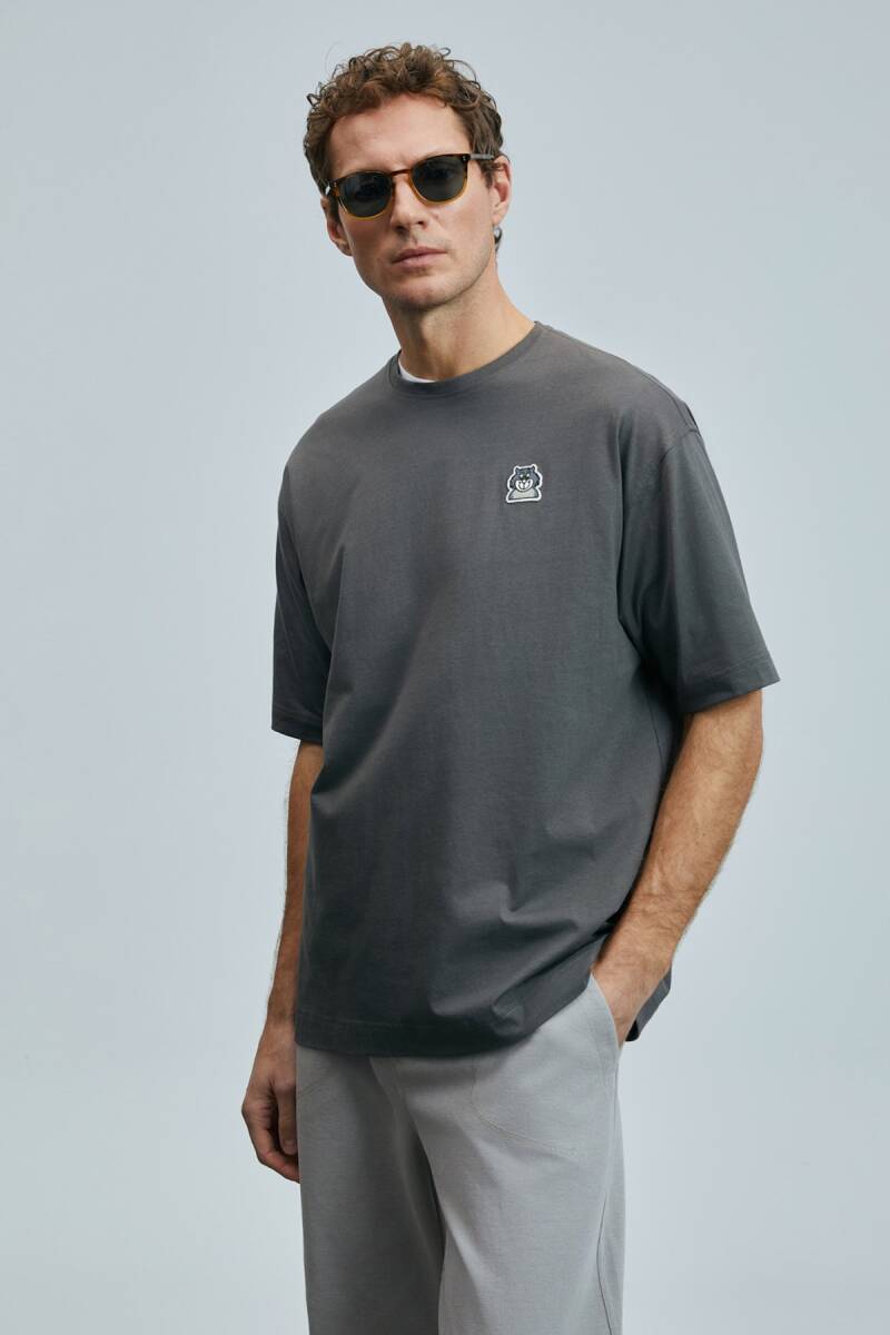 Nımbus Modern Grafik T- Shirt Kahverengi - 1