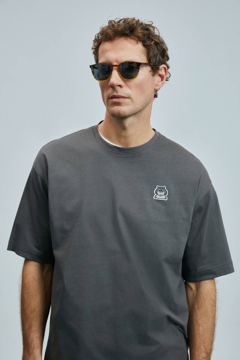 Nımbus Modern Grafik T- Shirt Kahverengi - 3