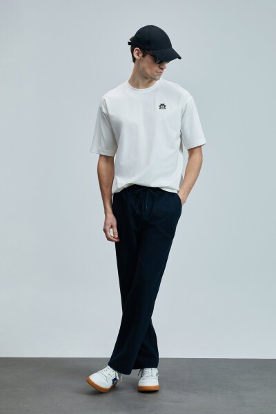 Nımbus Modern Grafik T- Shirt Kırık Beyaz - 4