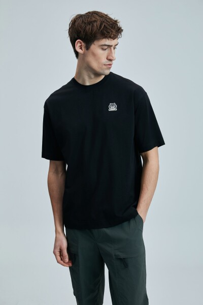 Nımbus Modern Grafik T- Shirt Siyah - 3