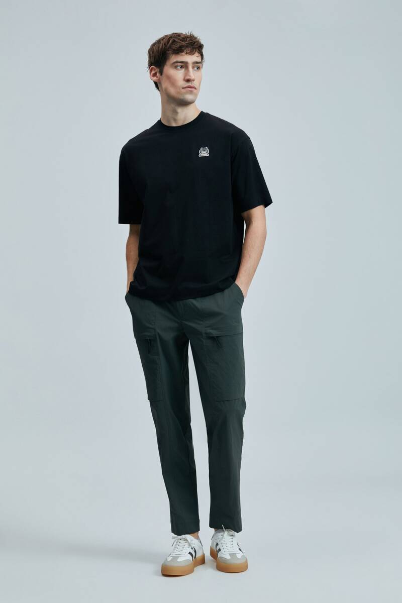 Nımbus Modern Grafik T- Shirt Siyah - 4