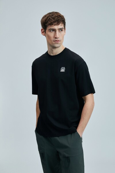 Nımbus Modern Grafik T- Shirt Siyah - 5