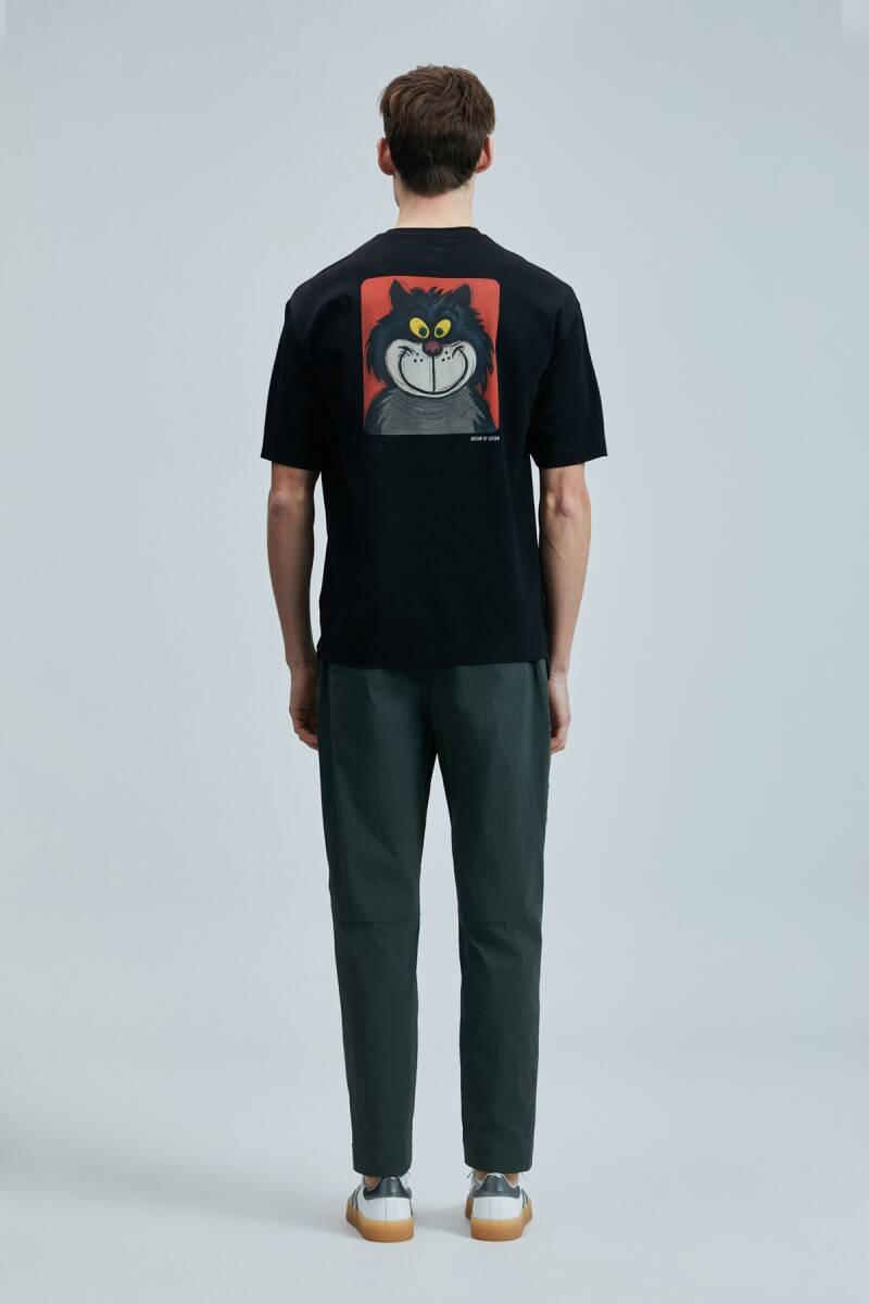 Nımbus Modern Grafik T- Shirt Siyah - 6