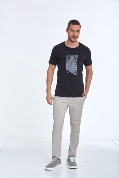 Noah Printed Men's T-Shirt Black - 2
