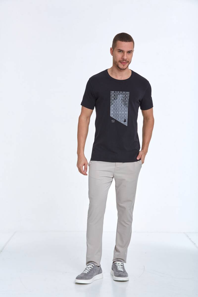 Noah Printed Men's T-Shirt Black - 2