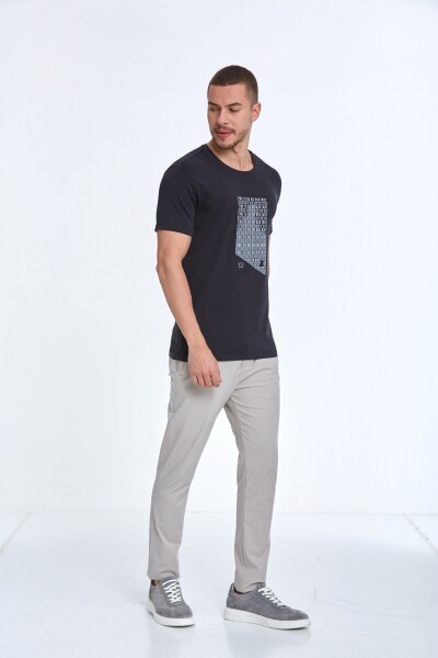 Noah Printed Men's T-Shirt Black - 3