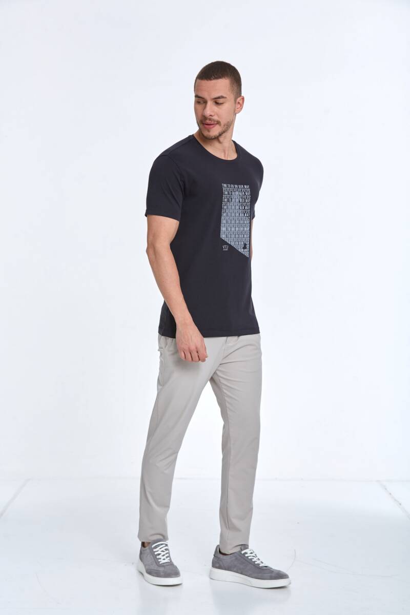 Noah Printed Men's T-Shirt Black - 3