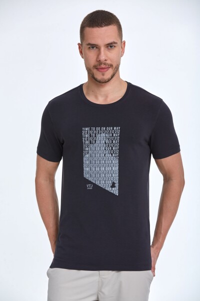 Noah Printed Men's T-Shirt Black - 1