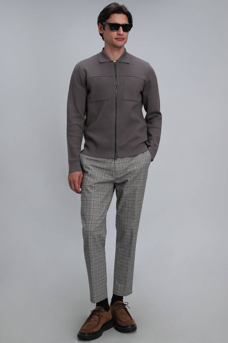Noble Men's Cardigan Mink - 2