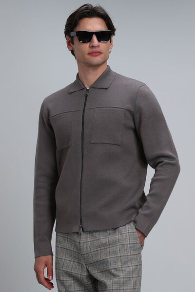 Noble Men's Cardigan Mink - 3