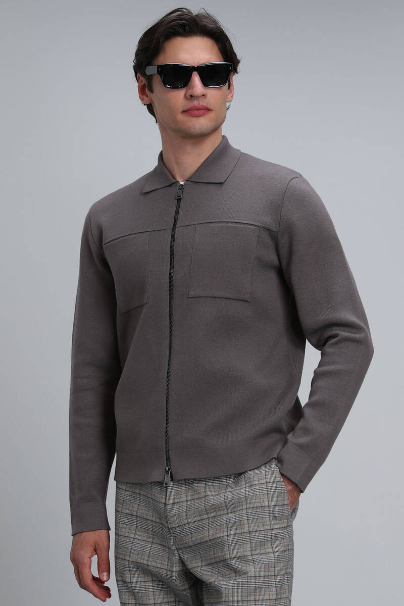 Noble Men's Cardigan Mink - 3