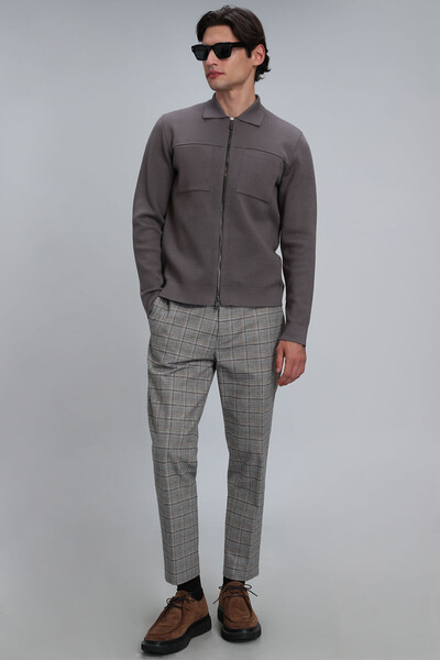 Noble Men's Cardigan Mink - 4