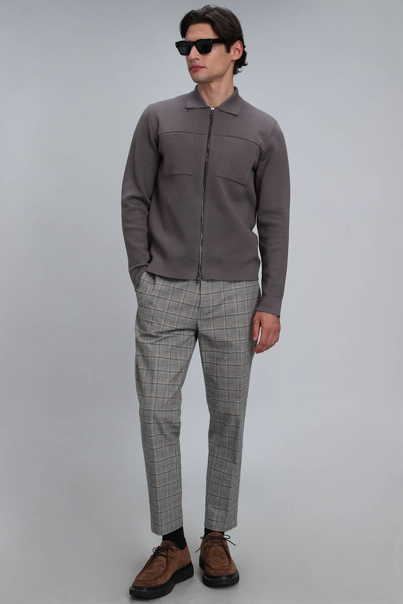 Noble Men's Cardigan Mink - 4