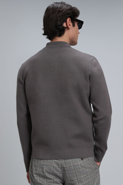 Noble Men's Cardigan Mink - 6