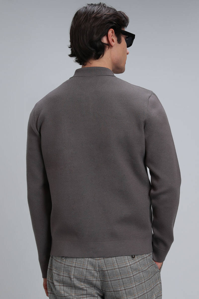 Noble Men's Cardigan Mink - 6