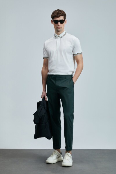 North Smart Erkek Polo Tişört Kırık Beyaz - LUFIAN (1)