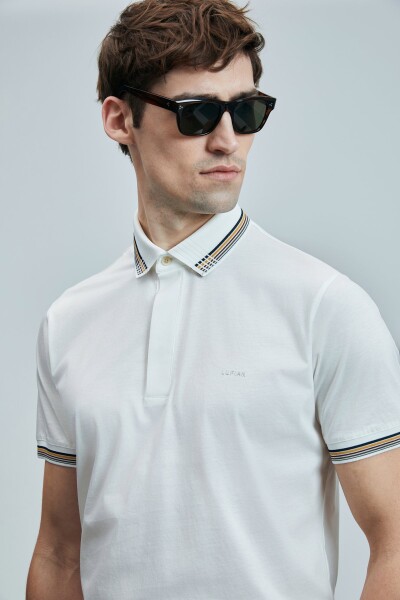 North Smart Erkek Polo Tişört Kırık Beyaz - 3