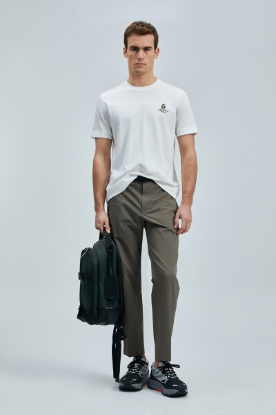 Olıvıa Modern Grafik T- Shirt Kırık Beyaz - LUFIAN (1)