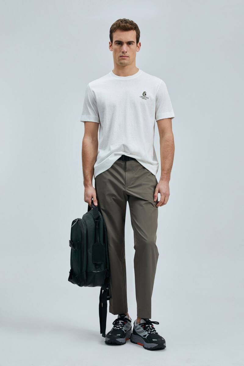 Olıvıa Modern Grafik T- Shirt Kırık Beyaz - 2