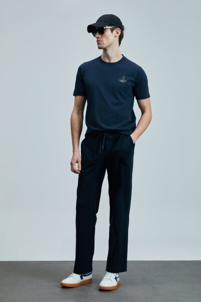 Olıvıa Modern Grafik T- Shirt Lacivert - 5