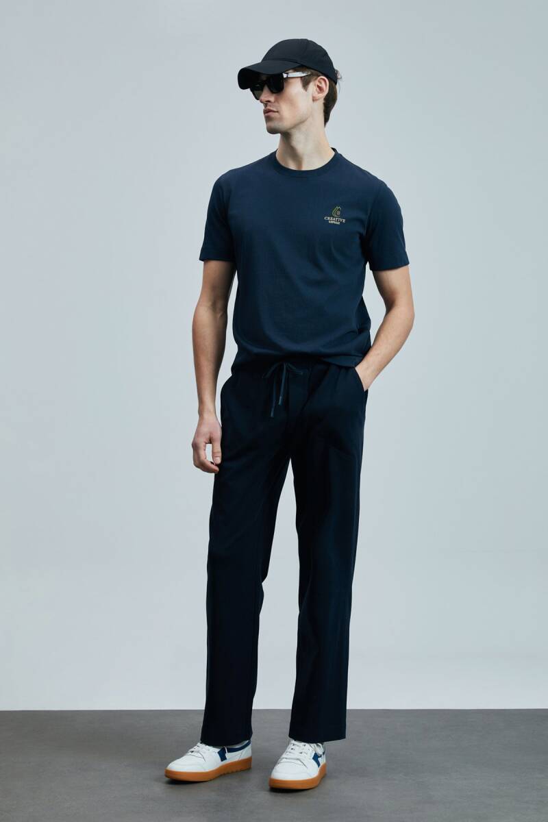 Olıvıa Modern Grafik T- Shirt Lacivert - 5