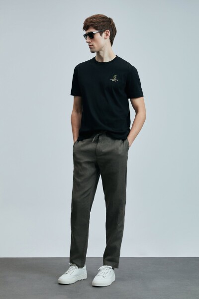 Olıvıa Modern Grafik T- Shirt Siyah - 4