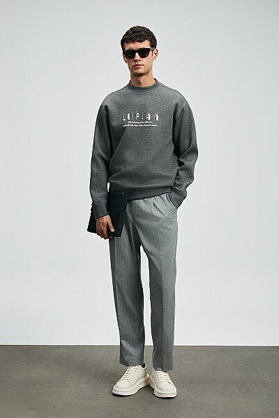Oracle Erkek Sweatshirt Antrasit - 4