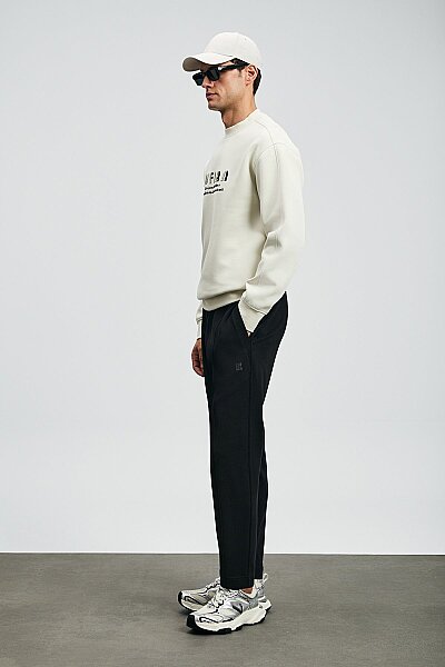 Oracle Erkek Sweatshirt Kırık Beyaz - 4