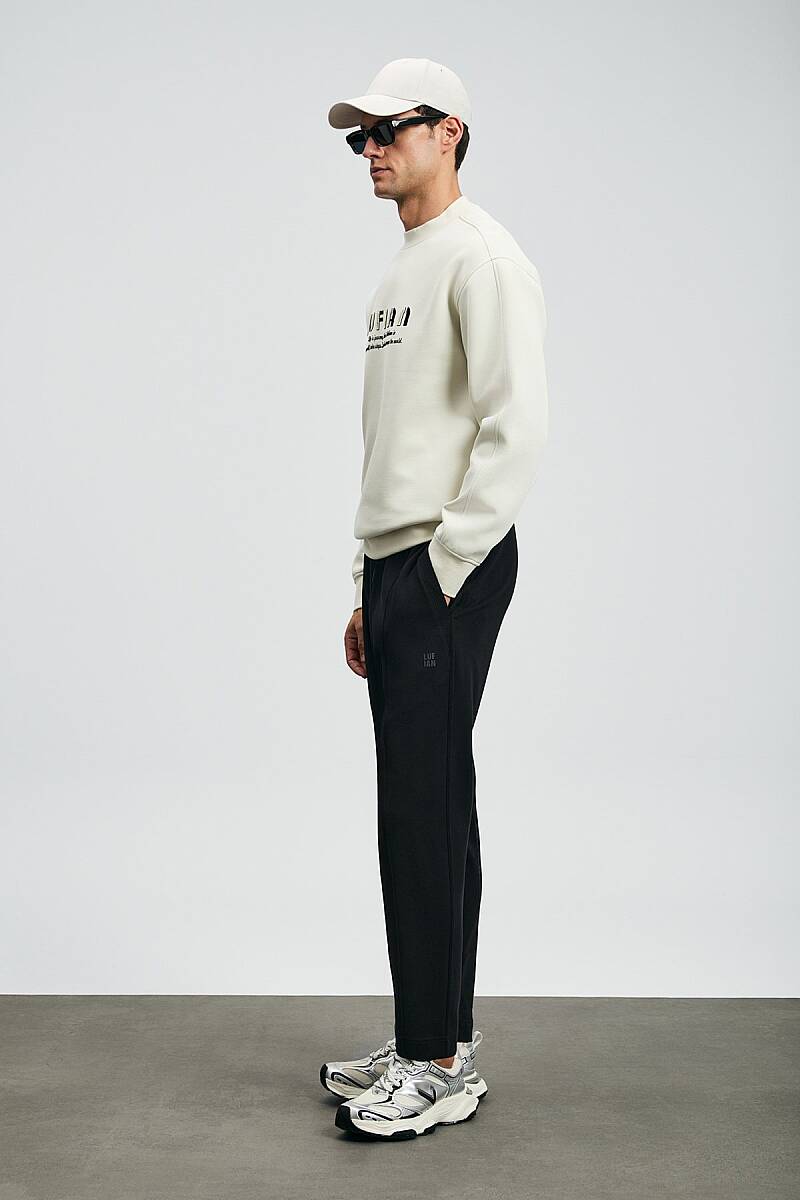 Oracle Erkek Sweatshirt Kırık Beyaz - 4