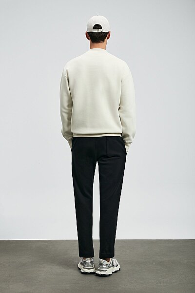 Oracle Erkek Sweatshirt Kırık Beyaz - 6